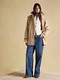 Thumbnail 12 of Joules Women's Rainmore Waterproof Button Through Raincoat - Tan Brown
