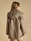 Thumbnail 3 of Joules Women's Rainmore Waterproof Button Through Raincoat - Tweed Check