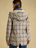 Thumbnail 3 of Joules Women's Everdry Waterproof Packable Raincoat With Hood - Tan Check