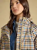 Thumbnail 7 of Joules Women's Everdry Waterproof Packable Raincoat With Hood - Tan Check