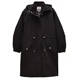 Thumbnail 1 of Joules Women's Stormwell Waterproof Longline Raincoat with Hood - Black