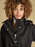 Thumbnail 4 of Joules Women's Stormwell Waterproof Longline Raincoat with Hood - Black