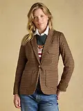 Thumbnail 2 of Joules Women's Albury Jersey Tweed Blazer - Check