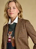 Thumbnail 5 of Joules Women's Albury Jersey Tweed Blazer - Check