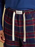 Thumbnail 4 of Joules Men's Dozer Long Pyjama Set - Navy / Burgundy