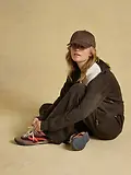 Thumbnail 4 of Joules Women's Perry Baseball Cap - Neutral Houndstooth Jersey