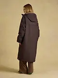 Thumbnail 5 of Joules Women's Coverall Oversized Fleece Lined Waterproof Coat - Chocolate Brown