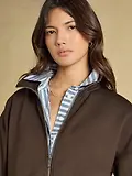 Thumbnail 5 of Joules Women's Soft Full Zip Funnel Neck Sweatshirt - Chocolate Brown