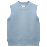 Thumbnail 1 of Joules Women's Holly Knitted Crew Neck Vest - Light Blue