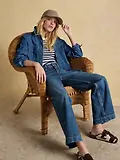 Thumbnail 5 of Joules Women's Perry Baseball Cap - Neutral Tweed