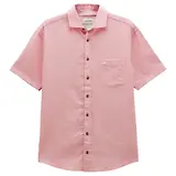 Thumbnail 1 of Joules Men's Linen Blend Short Sleeve Shirt - Pink
