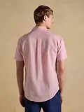 Thumbnail 3 of Joules Men's Linen Blend Short Sleeve Shirt - Pink