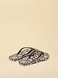 Thumbnail 3 of Joules Women's Sandy Printed Flip Flops - Black Ecru