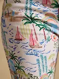 Thumbnail 6 of Joules Women's Straight Fit Slim Mid Rise Jeans - Coastal Scene Print