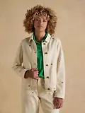 Thumbnail 6 of Joules Women's Marlow Embroidered Jacket - Stone