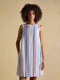Thumbnail 2 of Joules Women's Delphine Shift Dress With Linen - Multi Striped