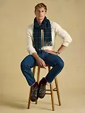 Thumbnail 4 of Joules Men's Langtree Scarf - Navy