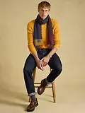 Thumbnail 4 of Joules Men's Langtree Scarf - Multi Herringbone Colourblock
