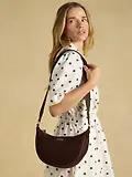 Thumbnail 2 of Joules Women's Suedette Moon Cross Body Bag - Chocolate Brown