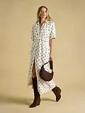 Thumbnail 4 of Joules Women's Suedette Moon Cross Body Bag - Chocolate Brown