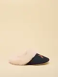 Thumbnail 3 of Joules Women's Slippet Luxe Slippers - Navy Horse