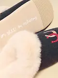 Thumbnail 5 of Joules Women's Slippet Luxe Slippers - Navy Horse
