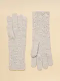Thumbnail 2 of Joules Women's Knitted Cable Gloves - Grey