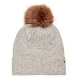 Thumbnail 1 of Joules Women's Cable Bobble Hat - Grey