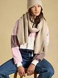 Thumbnail 2 of Joules Women's Fine Knit Scarf - Oatmeal