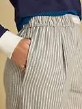 Thumbnail 6 of Joules Women's Flannel Hallie Pull-On Trousers - Navy Stripe