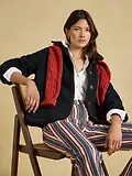 Thumbnail 5 of Joules Women's Sadie Button Through Fleece Jacket - Navy