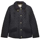 Thumbnail 1 of Joules Women's Highclere Showerproof Diamond Quilted Jacket - Navy
