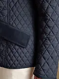 Thumbnail 9 of Joules Women's Highclere Showerproof Diamond Quilted Jacket - Navy