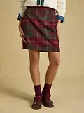 Thumbnail 2 of Joules Women's Bramble Short Tweed Wool Blend Skirt - Rusland Check