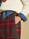 Thumbnail 5 of Joules Women's Bramble Short Tweed Wool Blend Skirt - Rusland Check