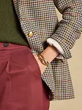 Thumbnail 5 of Joules Women's Hackmore Check Relaxed Fit Tweed Blazer With Wool - Elton Tweed