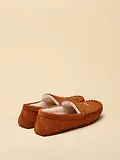 Thumbnail 2 of Joules Men's Moccasin Embroidered Slippers - Tan Brown
