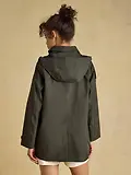 Thumbnail 3 of Joules Women's Rainmore Raincoat - Khaki Green