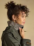 Thumbnail 4 of Joules Women's Rainmore Raincoat - Khaki Green