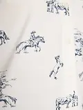 Thumbnail 5 of Joules Women's Charlotte Cotton Rich Printed Jersey Shirt - White Western