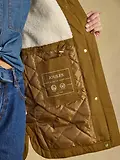 Thumbnail 7 of Joules Women's Evercosy Borg Lined Waterproof Raincoat With Hood - Tan Brown