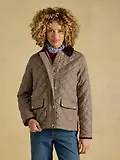 Thumbnail 2 of Joules Women's Harrogate Showerproof Diamond Quilted Barn Jacket - Check