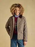Thumbnail 5 of Joules Women's Harrogate Showerproof Diamond Quilted Barn Jacket - Check
