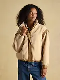 Thumbnail 2 of Joules Women's 2 in 1 Borg Full Zip Fleece Jacket - Cream