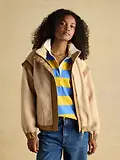 Thumbnail 8 of Joules Women's 2 in 1 Borg Full Zip Fleece Jacket - Cream