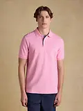 Thumbnail 2 of Joules Men's Woody Cotton Pique Short Sleeve Polo Shirt - Light Pink
