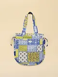 Thumbnail 9 of Joules Women's Nella Quilted Tote Bag - Yellow Blue Hotch Potch