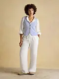 Thumbnail 4 of Joules Women's Premium Ribbed Jersey 100% Cotton Waistcoat - Blue Stripe