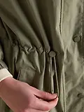 Thumbnail 5 of Joules Women's Hensley Longline Waterproof Coat with Packable Hood - Khaki Green