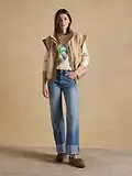 Thumbnail 7 of Joules Women's Palm Tree Jumper - Cream